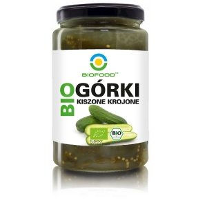 49029OGÓRKI KISZONE KROJONE BEZGLUTENOWE BIO 750 g (500 g) - BIOFOOD-1