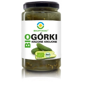49029OGÓRKI KISZONE KROJONE BEZGLUTENOWE BIO 750 g (500 g) - BIOFOOD-1