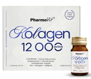 49096KOLAGEN (12 000 mg) ACTIVE SHOT BEZGLUTENOWY 30 ml - PHARMOVIT-1