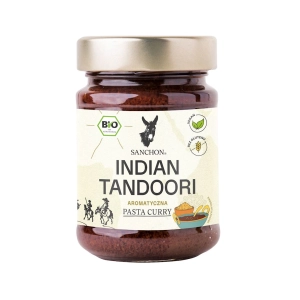 49111PASTA CURRY INDIAN TANDOORI BEZGLUTENOWA BIO 190 g - SANCHON-1