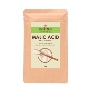 49117KWAS JABŁKOWY NATURALNY ROZJAŚNIACZ DO WŁOSÓW 70 g - SATTVA (AYURVEDA)-1