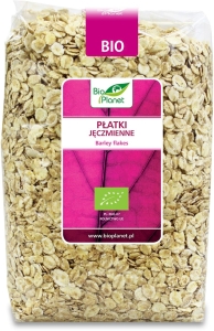 9208PŁATKI JĘCZMIENNE BIO 600 g - BIO PLANET-1
