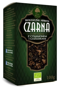 9373HERBATA CZARNA Z CYNAMONEM I GOŹDZIKAMI BIO 100 g - DARY NATURY-1