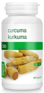 9649KURKUMA W KAPSUŁKACH BIO 47,4 g  (120 szt.) - PURASANA-1