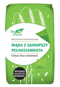 9021MĄKA Z SAMOPSZY PEŁNOZIARNISTA BIO 500 g - BIO PLANET-1