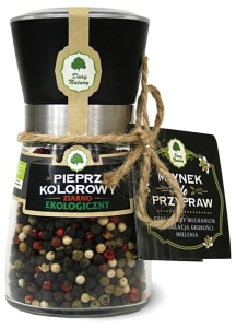 9165PIEPRZ KOLOROWY ZIARNO W MŁYNKU BIO 80 g - DARY NATURY-1