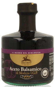 8767OCET BALSAMICZNY Z MODENY PREMIUM BIO 250 ml - ALCE NERO-1