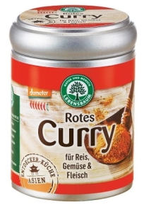 9455PRZYPRAWA CURRY CZERWONE BIO 55 g - LEBENSBAUM-1
