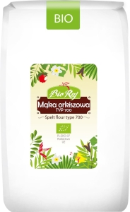 9201MĄKA ORKISZOWA BIAŁA TYP 700 BIO 1 kg - BIO RAJ-1