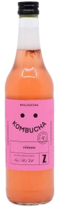 9778KOMBUCHA RÓŻANA BIO 500 ml - ZAKWASOWNIA-1
