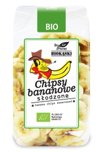 9009CHIPSY BANANOWE SŁODZONE BIO 150 g - BIO PLANET-1