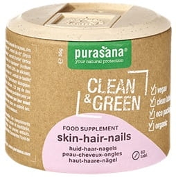 9626TABLETKI NA WŁOSY, SKÓRĘ I PAZNOKCIE BIO 36 g (60 SZTUK) - PURASANA-1