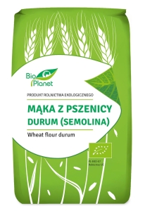 9195MĄKA Z PSZENICY DURUM (SEMOLINA) BIO 500 g - BIO PLANET-1