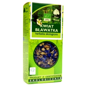 9141HERBATKA Z KWIATU BŁAWATKA BIO 25 g - DARY NATURY-1